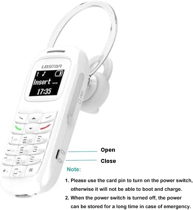 Legkisebb Mobil Telefon L8Star BM70 Apró Mini Mobil Fehér, Kártyafüggetlen