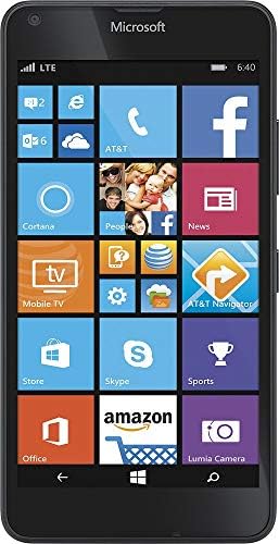 Lumia 640 4G LTE Okostelefon, 6764A 8GB Memória Cella GoPhone - Fekete - Kompatibilis a Microsoft-Nokia 8.1 Telefonok-Hordozó