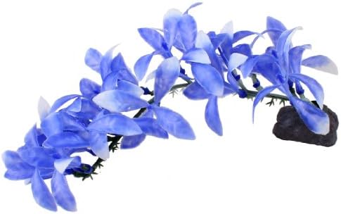 uxcell akvárium Dekoráció Emulational Víz, Növény, 7-es, Kék