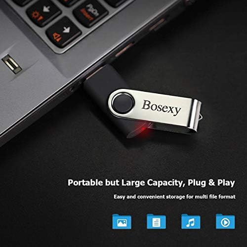 USB Flash Meghajtó 10Pack, Bosexy 32 gb-os pendrive-Forgatható Tömeges pendrive-okat a Pendrive-ot a Led-Jelzőfény Mix Színes,