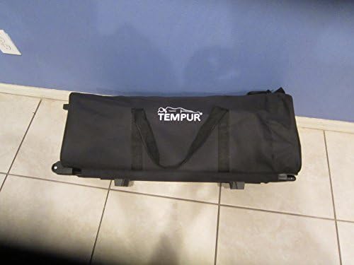 Tempurpedic Set-Tartalmazza az Utazási Méret TEMPUR-Nyak Párna, Matrac Overlay, valamint hordtáska, Szürke