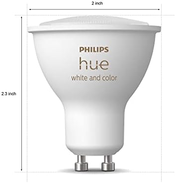 Philips Hue Fehér & Színt, Hangulatot LED Smart GU10 Izzó, 1 Izzó & White Hangulatot (Meleg Fehér-hideg-Fehér Fény) LED Smart
