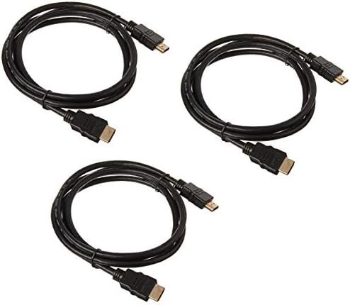 RND Nagy Sebességű HDMI Hitelesített Kábel (6 méter/Aranyozott) (3 Csomag)