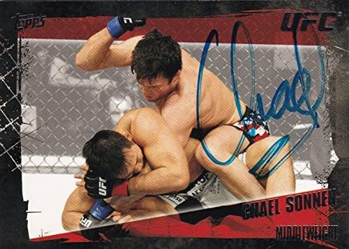Chael Sonnen Aláírt 2010 Topps UFC Kártya 63 Autogramot 117 148 159 136 109 104 98 - Dedikált UFC Kártyák