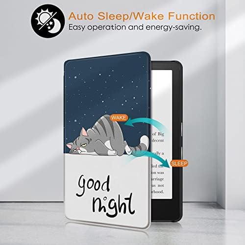 Esetben Kompatibilis a Kindle Új 10 Generáció 2019, PU Bőr Smart E-Olvasó Shell Tabletta Védő Fedél Automatikus Wake/Sleep