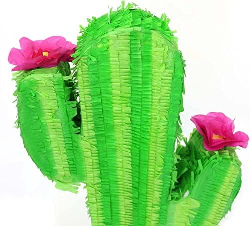 GIFTEXPRESS 17 Hüvelykes Kaktusz Pinata Gyerekeknek, Születésnapi Party, Cinco De Mayo, Bulik Dekoráció, Parti kellékek (17