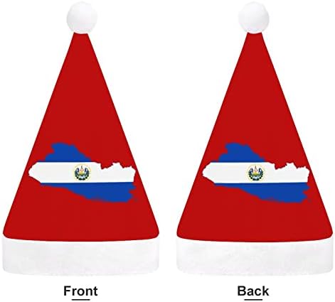 Zászló El Salvador4 Karácsonyi Sapka, Télapó Sapka karácsonyfa Díszek, Ünnepi Dekoráció, Ajándékok a Felnőtt Nők Család Férfi