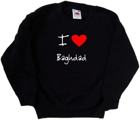 Én Szerelmes Szív Bagdad Fekete Pulóver