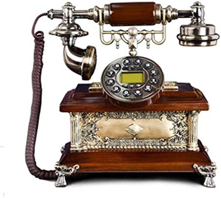 PDGJG Antik Vezetékes Telefon High-end Luxus Otthon Retro Vezetékes Vezetékes Telefon, Otthoni Hotel