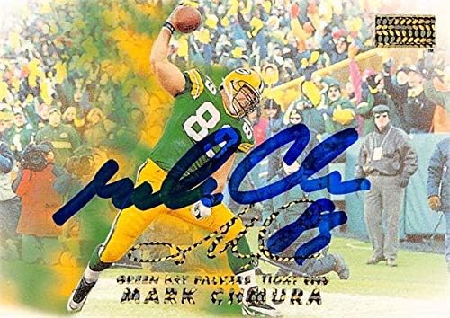 Mark Chmura dedikált futball kártya (Green Bay Packers, SC) 1998 cellába zárnak Prémium 164 - Dedikált NFL Labdarúgó-Kártyák