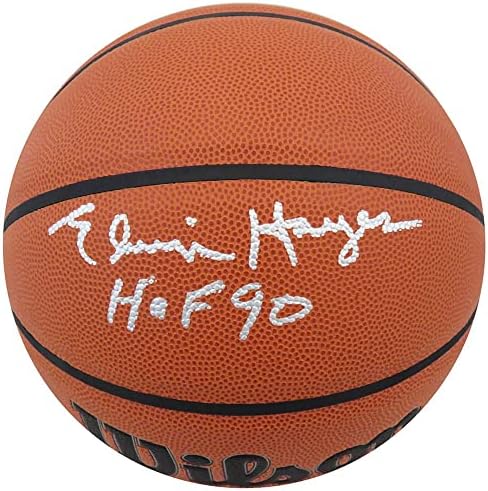 Elvin Hayes Aláírt Wilson NBA Beltéri/Kültéri Kosárlabda w/HOF'90 - Dedikált Kosárlabda