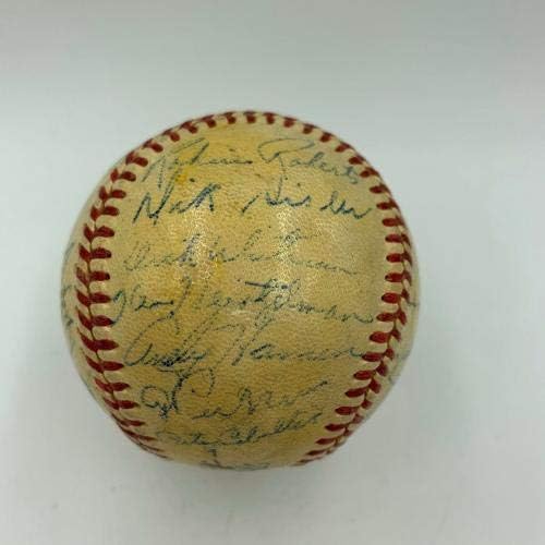 1950 Philadelphia Phillies Zseni Gyerekek NL Bajnokok Csapat Aláírt Baseball SZÖVETSÉG COA - Dedikált Baseball