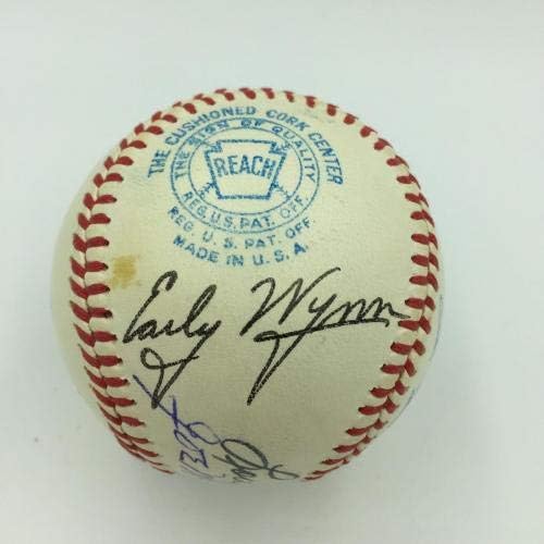 Vintage Piros Faber Joe Mccarthy Ted Williams Hall Of Fame Aláírt Baseball SZÖVETSÉG COA - Dedikált Baseball