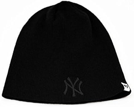 '47 MLB New York Yankees Márka Koponya Beanie Kötött Sapka - Fekete