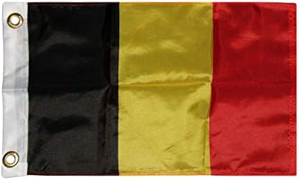 Passzátszelek 12 x 18 12x18 Ország Belgium Hajó Motoros Zászló Fiatalok Prémium Fakulnak