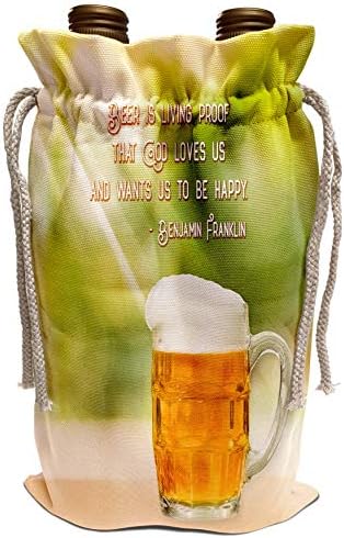 3dRose Alexis Design - Vicces Sör - Rendelkezésükre, sörös korsó. A sör élő bizonyíték arra, hogy Isten szeret minket. Franklin