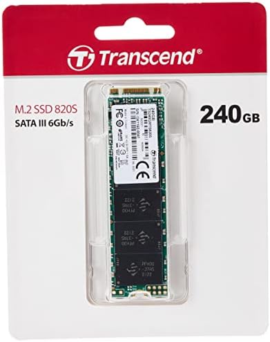 Transcend TS240GMTS820S 240GB M. 2 SATA III 6 gb/S SSD 3D TLC Flash 80mm helyigényű