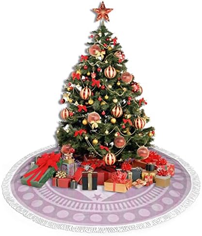 Macska Arc Ikon Belül Rózsaszín Jelkép karácsonyfa Szoknya, a Karácsonyi Ünnep lakberendezési 36