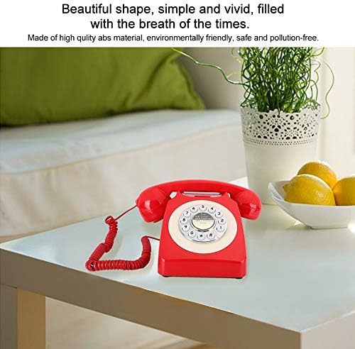 Retro Antik Telefon, Qulity Abs Anyag, Réz-Harang Régimódi Tárcsát ABS
