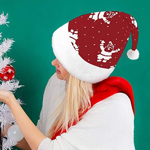 Karácsony, Mikulás Sapka, Boldog Karácsonyt Karácsonyi Ünnepi Kalap Felnőttek számára, Unisex Kényelem Karácsonyi Kalapok