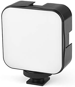 XIXIAN LED01 Mini LED Videó Fény Fotózás derítő Lámpa 6500K Szabályozható 5W Hideg Cipő Mount Adapter DSLR Fényképezőgép