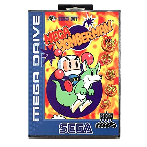 Lksya Mega Bomberman A Doboz, 16 Bites Sega MD Játék Kártya Mega Drive Videó Genesis Konzol (JAPÁN Shell)