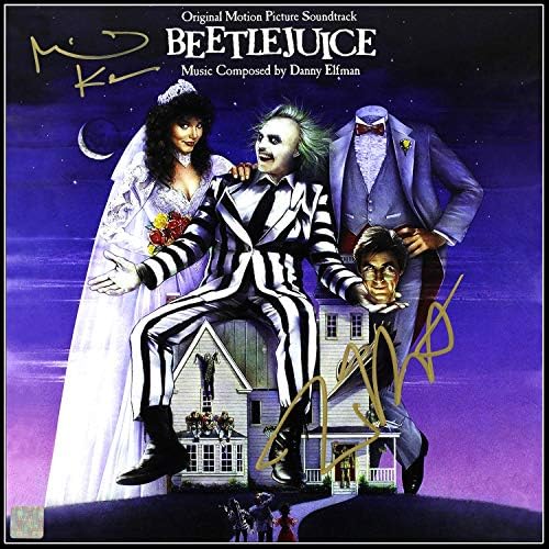 RITKA-T Beetlejuice Motion Picture Soundtrack Korlátozott Signature Edition Arany LP Egyéni Keret
