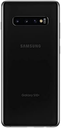 Samsung Galaxy S10 Plusz 128GB 6.4 A 4G LTE Teljesen Nyitva, Prizma, Fekete (Felújított)