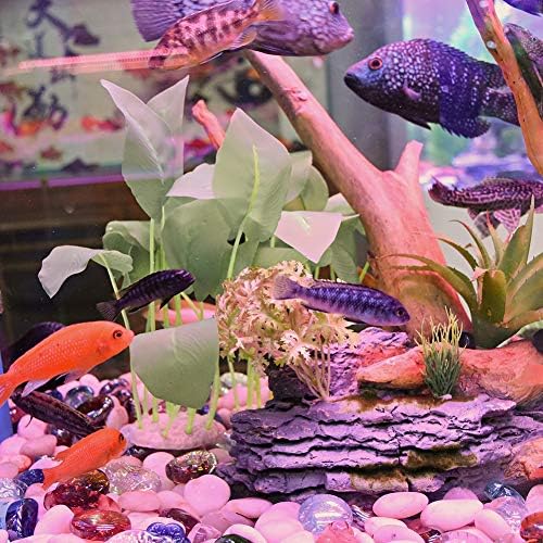 Smarlin Mesterséges akváriumban a Növények, Műanyag Akváriumi Növények, 2 Csomag, 7 cm Magas, Reális & Non-Toxikus & Biztonságos