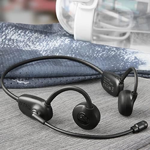 Csontvezetéses Fejhallgató Bluetooth with zajszűrő Gémes Mikrofon Vezeték nélküli Nyitott Fül Könnyű Headset a Home Office