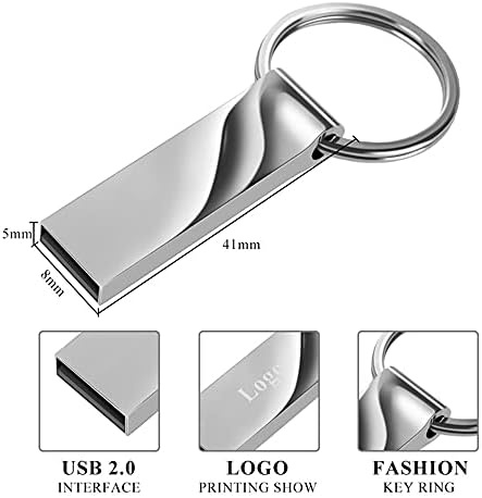n/a Fém USB pendrive 32 GB 16 gb-os Pendrive Vízálló Pen Drive 8GB Flash USB 2.0 Memoria USB Kulcs Egyedi Logó (Szín : Fekete,