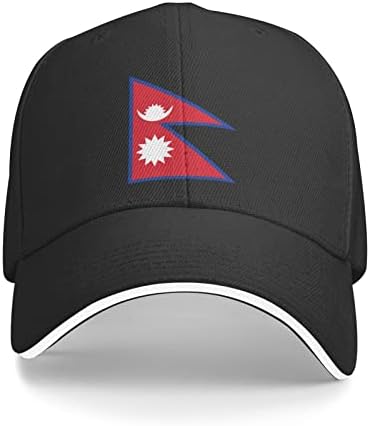 Nepál Zászló Unisex Baseball Sapka Illik A Férfiak A Nők Állítható Apa Kalapja Szendvics Bill Kapitány