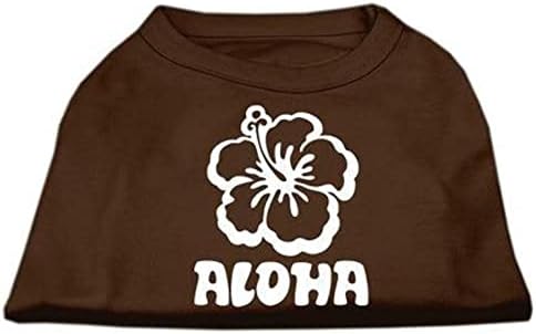 Délibáb Pet Termékek Aloha Virág Képernyő Nyomtatás, Póló, Kis, Zöld