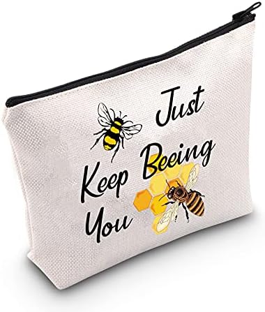 MEIKIUP mézelő Méh Smink Táska Méh Szerető Ajándék Méhész Méhész Kozmetikai Táska Méhész Ajándék Csak Tovább, jó Állapotban