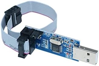 HiLetgo 51 AVR ATMEGA8 Programozó USBasp USB ISP 10 Pin USB Programozó 3.3 V/5 V Kábel