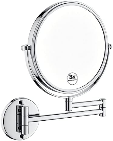 Coppon Állítható Fali Nagyító Szépség Tükör - Kétoldalas Világító Smink Hiúság Tükör Fürdőszoba, Nagy Felbontású Nagyítás