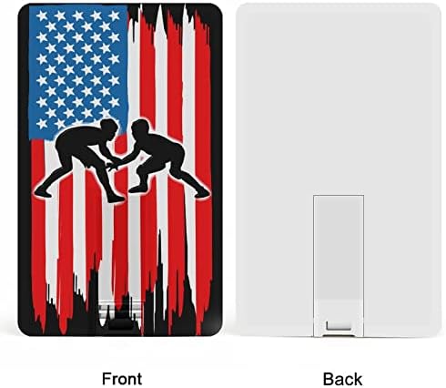 Birkózás Amerikai Zászló Meghajtó az USB 2.0 32G & 64G Hordozható Memory Stick Kártya PC/Laptop