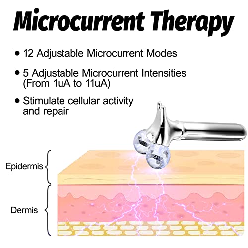 Microcurrent Arc Készülék, Elektromos Arcát Masszírozó Görgő a Rezgés, bőrápolási Termékek a Finom Vonalakat, Ráncokat, Újratölthető