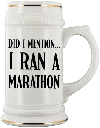 Futója Sörös korsó a Futók Említettem, hogy Maratont Futott Vicces 22 Oz korsó Sör, a Férfiak vagy a Nők