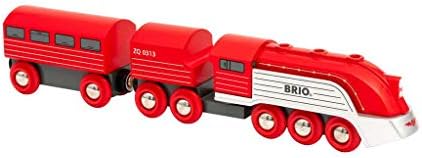 Brio Világ 33557 - Streamline Vonat - 3 Darab Fa Vonat Szett Gyerekeknek, 3 éves kortól