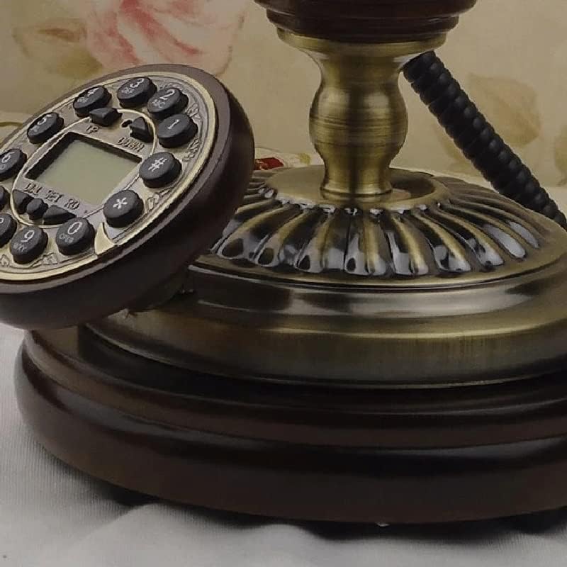XDCHLK Vintage Vezetékes Telefon Tárcsázza Ókori Antik Telefon Vezetékes Telefon Office Home Hotel