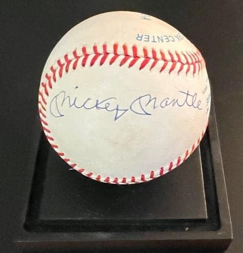 Joe DiMaggio - Mickey Mantle - Ted Williams Aláírt Baseball PSA Osztályozott - Dedikált Baseball