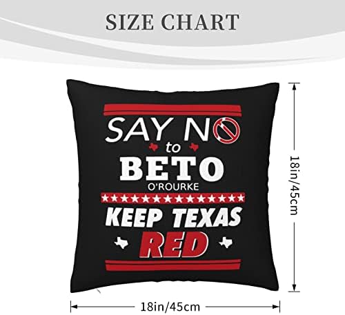 KADEUX Nemet Mondani Beto Szavazást Tartani Texas Piros Párna Lapkák 18x18 Hüvelyk Párnákat Helyezze Tér Párnát Borító