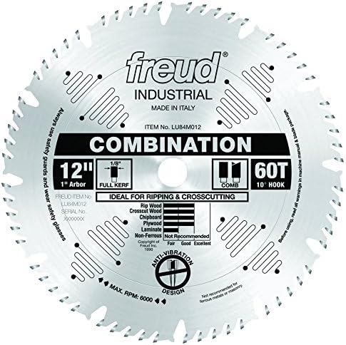 Freud LU84M012: 12 x 60T Kombináció Penge