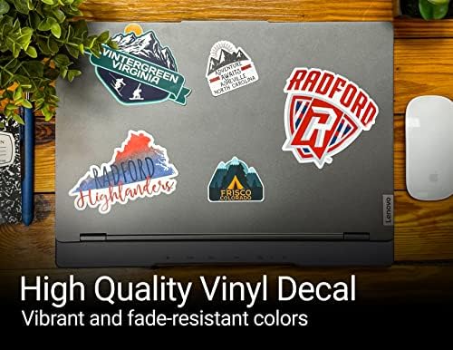 Albany Oklahoma 2 X 1.25-Es Vinyl Matrica Stiker Retro Neon Design