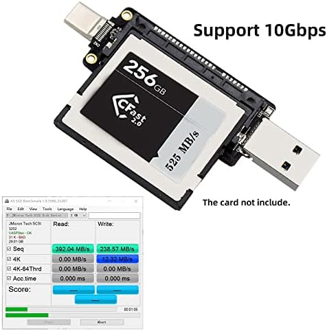 Xiwai USB-C USB3.0 C-Típusú hogy CFast 2.0 Kártya Adapter PCBA CFast Kártya Olvasó Asztali Laptop