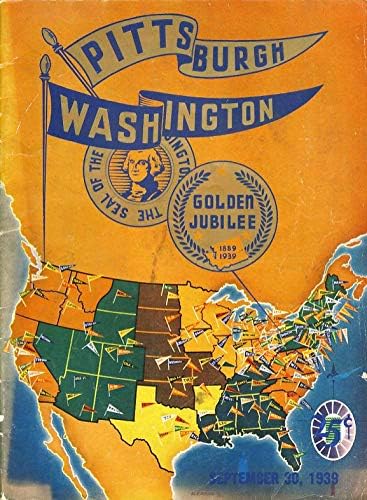 1939 Pittsburgh v Washington Program - Főiskolai Programok