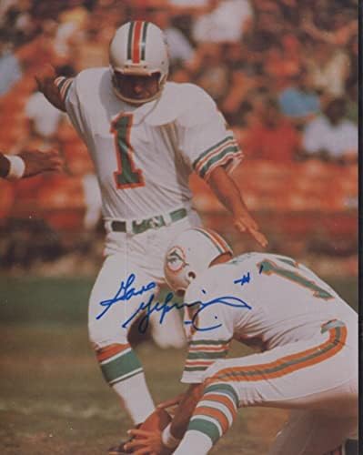 Garo Yepremian Miami Dolphins Aláírt Dedikált 8x10 Fotó W/Coa - Dedikált NFL-Fotók