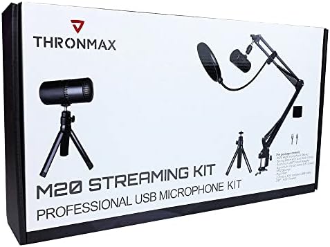 THRONMAX M20 USB Mikrofon Készlet 96KHZ/24BIT Plug & Play Podcast Kondenzátor Mikrofon Professzionális Hangzás Chipset PC